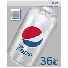 Load image into Gallery viewer, Diet Pepsi (12 oz. cans, 36 pk.)
